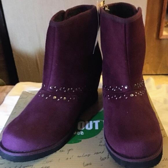 Dream out Loud Ankle burgundy Boots by Selena Gomez size 10 - Picture 2 of 12